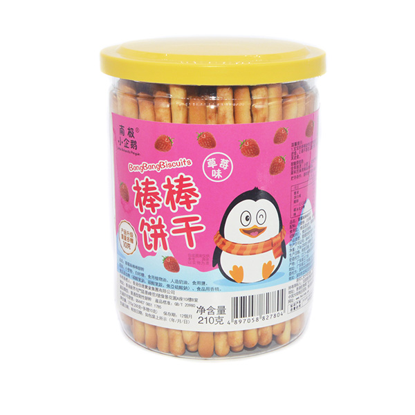 南極小企鵝棒棒餅干草莓味