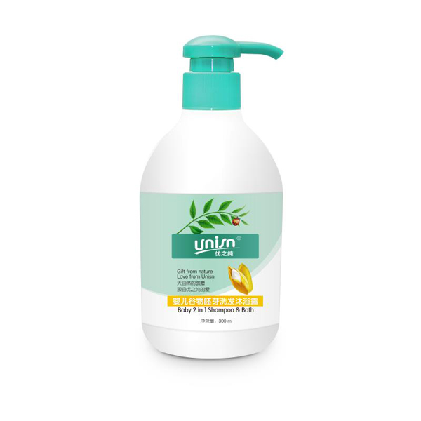 優(yōu)之純嬰兒谷物胚芽洗發(fā)沐浴露300ml