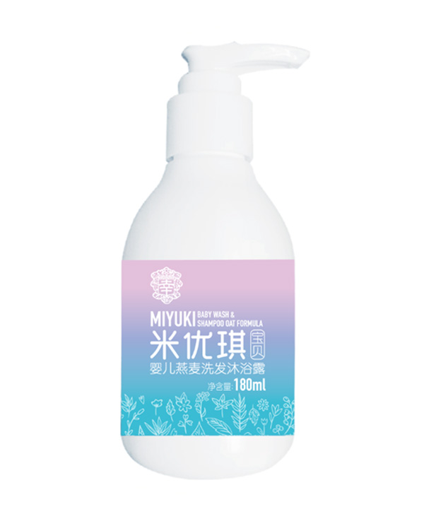 米優(yōu)琪寶貝嬰兒燕麥洗發(fā)沐浴露