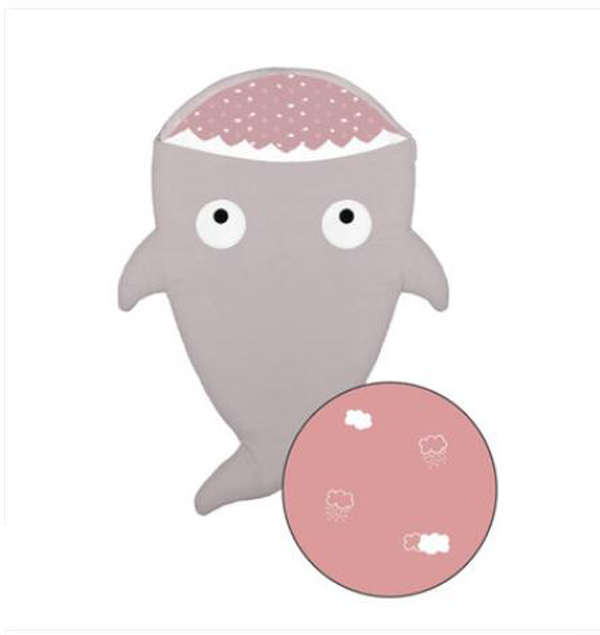 西班牙baby bites 鯊魚(yú)睡袋 灰色粉云朵.jpg 西班牙baby bites 鯊魚(yú)睡袋 灰色粉云朵.jpg