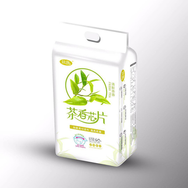 絲逸茶香芯片嬰兒紙尿褲S60
