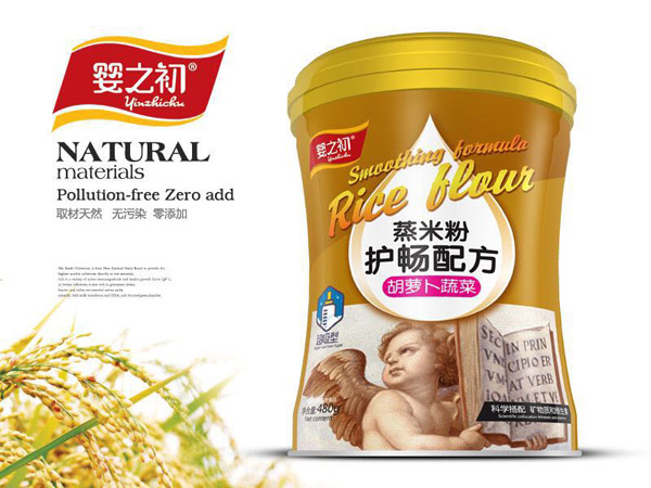 嬰之初護(hù)暢配方蒸米粉-胡蘿卜蔬菜罐裝