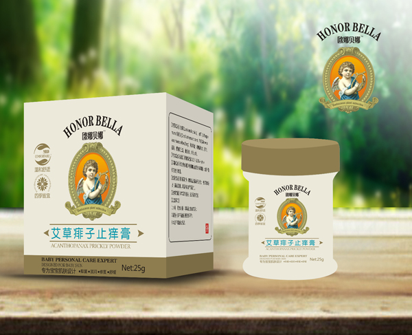 歐娜貝娜艾草痱子止癢膏