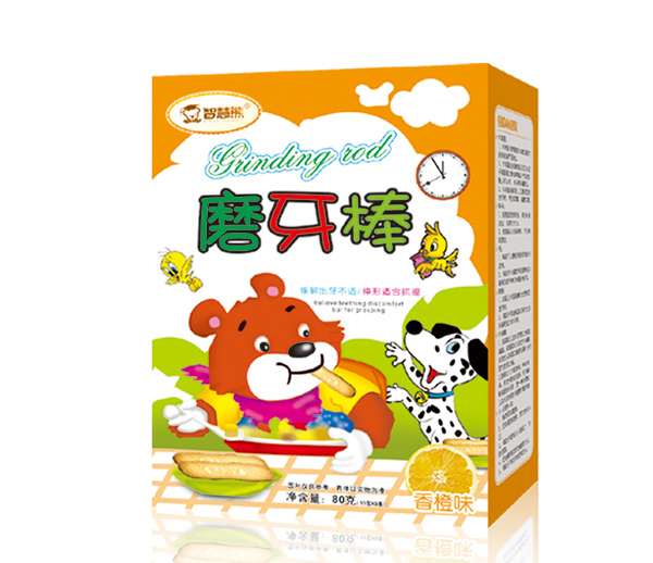 智慧熊磨牙棒 香橙味 盒裝