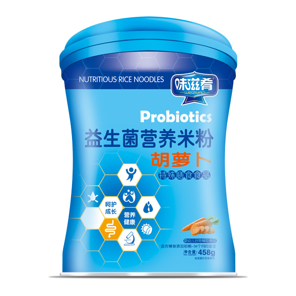 味滋肴益生菌營養(yǎng)米粉-胡蘿卜罐裝