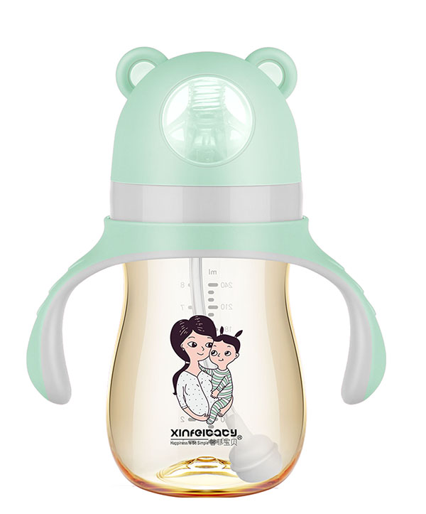 馨菲寶貝超寬口徑PPSU奶瓶240ml綠色.jpg