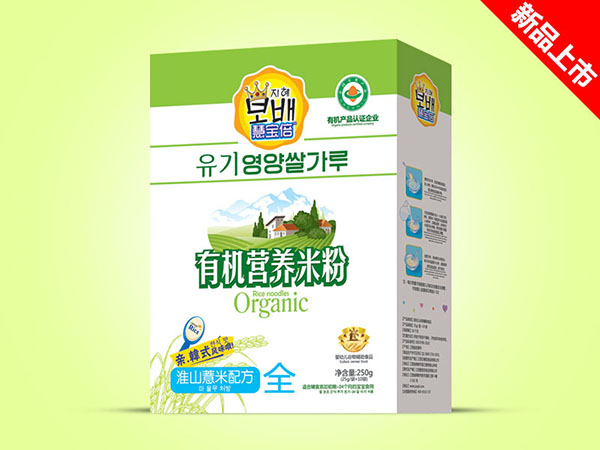 慧寶倍有機(jī)營(yíng)養(yǎng)米粉盒裝-淮山薏米