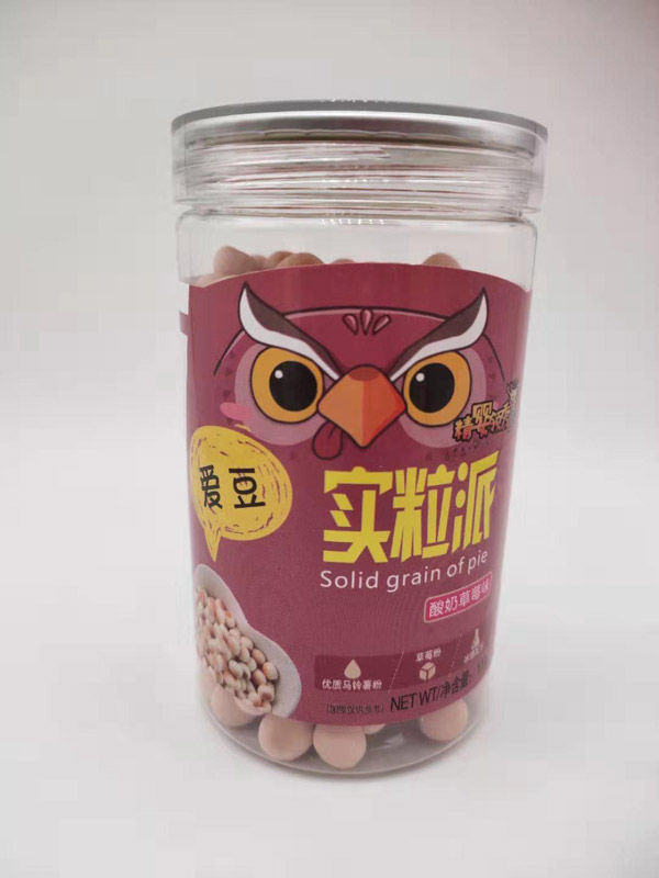 精嬰領(lǐng)秀愛(ài)豆實(shí)粒派酸奶草莓味