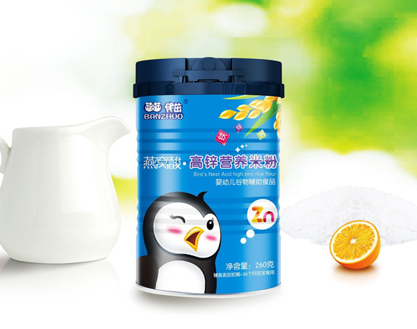 伴茁燕窩酸高鋅營(yíng)養(yǎng)米粉