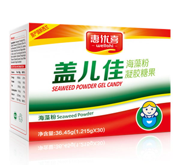惠優(yōu)喜蓋兒佳海藻粉凝膠糖果
