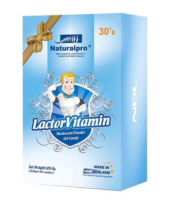 紐貝樂(lè)力多維蘑菇粉凝膠糖果