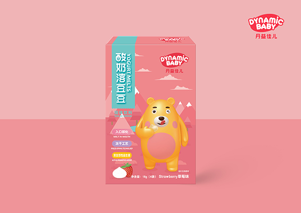 丹益佳兒酸奶溶豆豆 草莓味