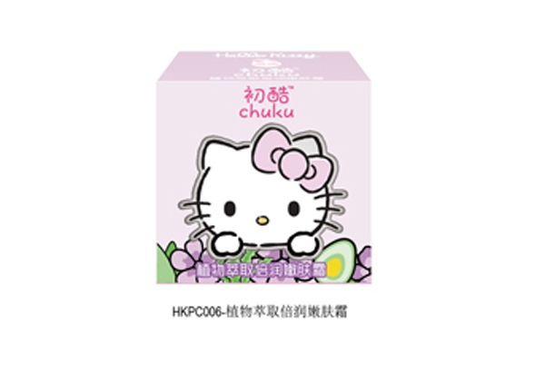 Hello Kitty初酷植物萃取倍潤嫩膚霜 盒裝