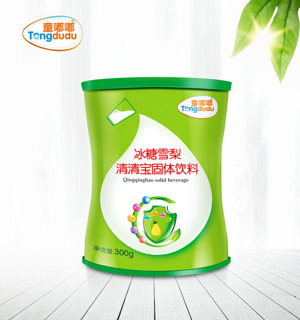 童嘟嘟冰糖雪梨清清寶固體飲料 鐵聽(tīng)
