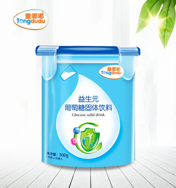 童嘟嘟益生元葡萄糖固體飲料 樂(lè)扣裝