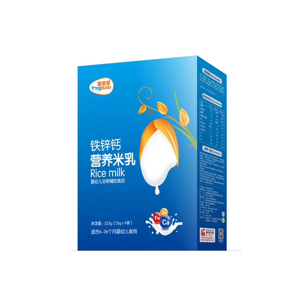 童嘟嘟鐵鋅鈣營養(yǎng)米乳 盒裝