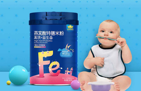 金盾愛(ài)嬰燕窩酸特膳米粉-高鐵+益生菌