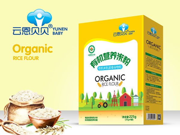 云恩貝貝有機營養(yǎng)米粉-有機米乳(盒裝)