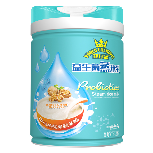 環(huán)球冠益生菌蒸米粉 DHA核桃果蔬多維