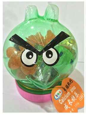 鑫納福軟糖憤怒的小鳥(niǎo)造型 成長(zhǎng)快樂(lè)