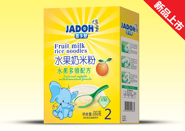 嘉多慧水果多維配方-水果奶米粉(盒)