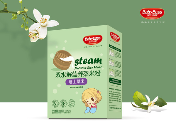 寶貝當(dāng)家淮山薏米雙水解營養(yǎng)蒸米粉 盒裝