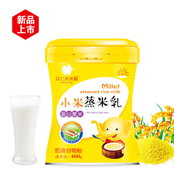 眾仁米米愛(ài)淮山薏米小米蒸米乳