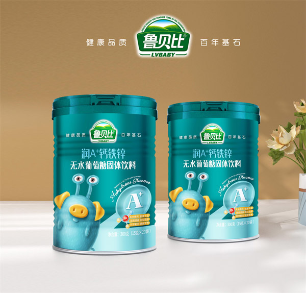 魯貝比潤(rùn)A+鈣鐵鋅無(wú)水葡萄糖固體飲料