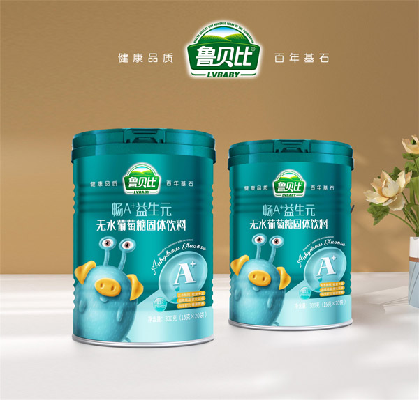 魯貝比暢A+益生元無(wú)水葡萄糖固體飲料