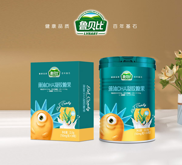 魯貝比DHA藻油凝膠糖果