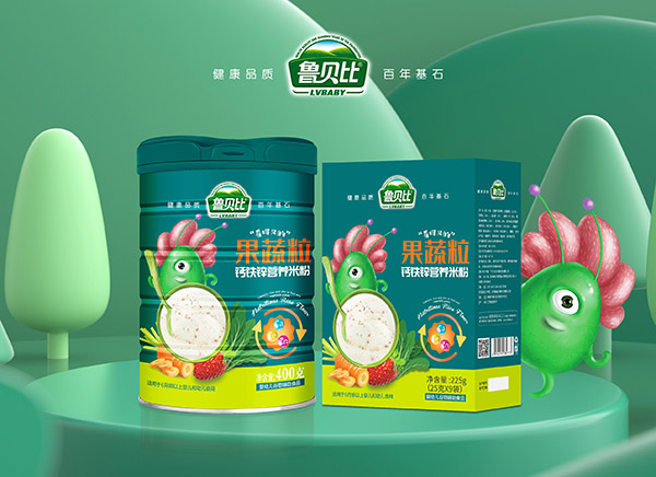 魯貝比果蔬粒鈣鐵鋅營(yíng)養(yǎng)米粉系列