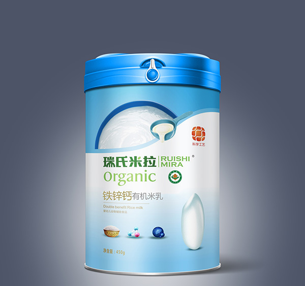 瑞氏米拉鐵鋅鈣有機米乳450g