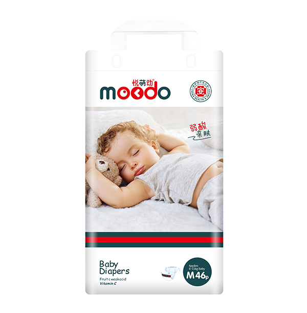 悅萌動(dòng)弱酸親膚嬰兒環(huán)腰褲M46
