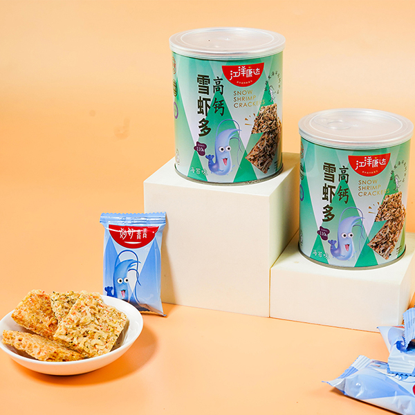 江洋康達高鈣雪蝦多 海苔味 罐裝招商