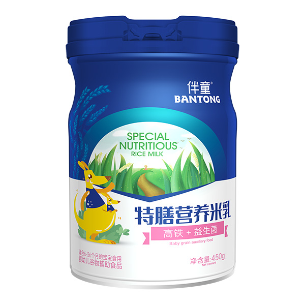 伴童特膳營(yíng)養(yǎng)米乳-高鐵+益生菌