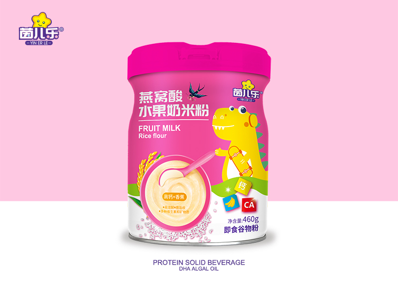 茵兒樂(lè)燕窩酸水果奶米粉-高鈣+香蕉