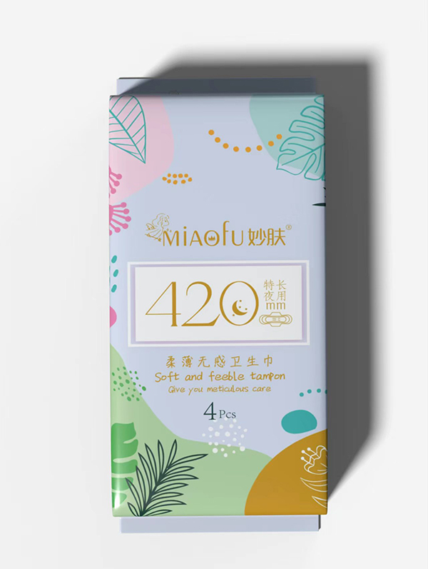 妙膚柔薄無(wú)感衛(wèi)生巾-特長(zhǎng)夜用420mm