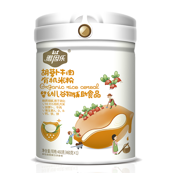 雅因樂有機(jī)米粉 胡蘿卜牛肉