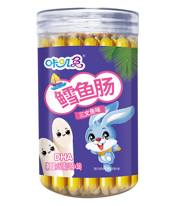 咔嘰兔鱈魚腸160g 三文魚味