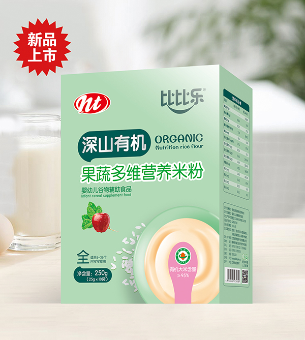 比比樂(lè)深山有機(jī)果蔬多維營(yíng)養(yǎng)米粉 盒裝