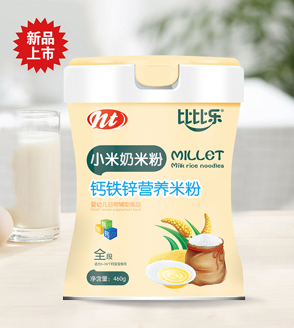 比比樂鈣鐵鋅小米奶米粉 聽裝