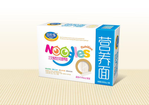 比比樂三文魚西蘭花營養(yǎng)面