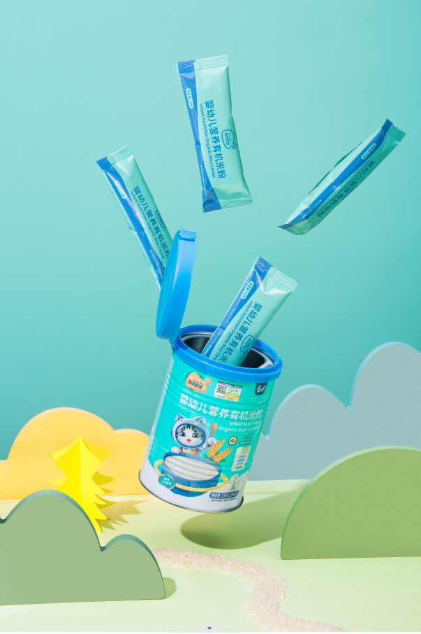 團(tuán)團(tuán)星球嬰幼兒營(yíng)養(yǎng)有機(jī)米粉