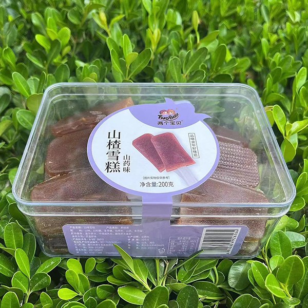 兩個(gè)寶貝山楂雪糕 山藥味