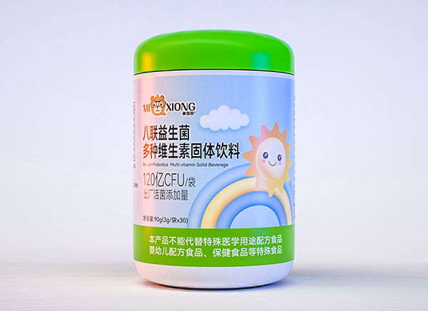米奇熊八聯(lián)益生菌多種維生素固體飲料