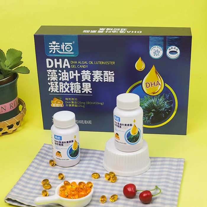 親恒DHA藻油葉黃素酯凝膠糖果