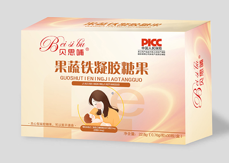 貝思哺果蔬鐵凝膠糖果