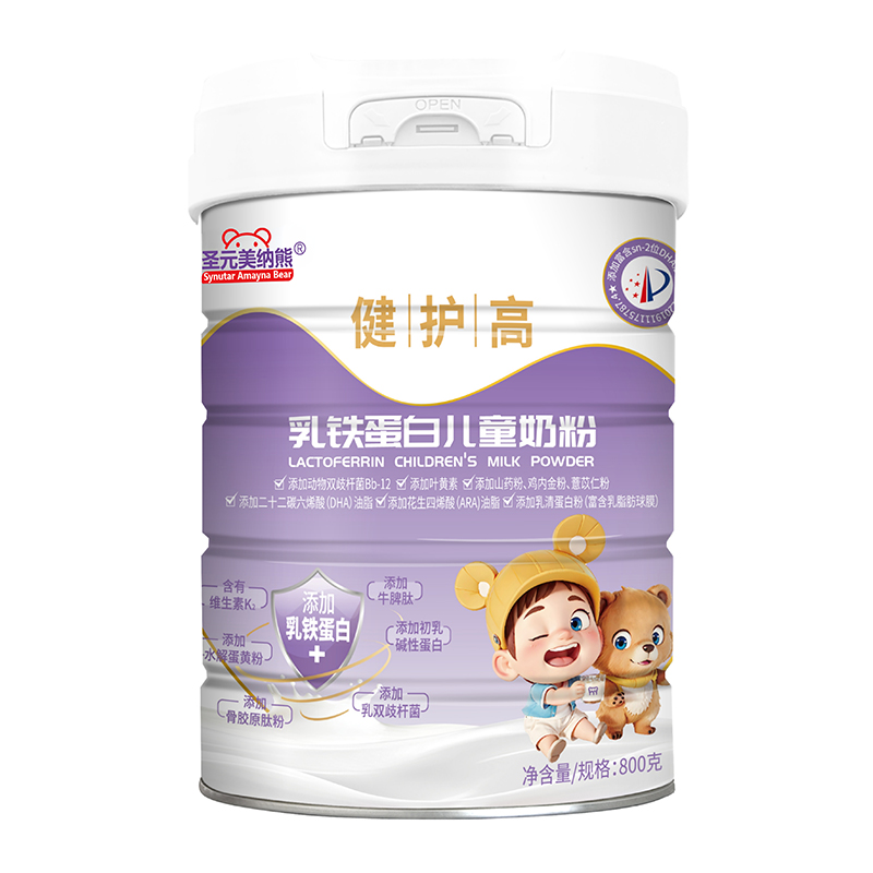 圣元美納熊健護(hù)高乳鐵蛋白兒童奶粉