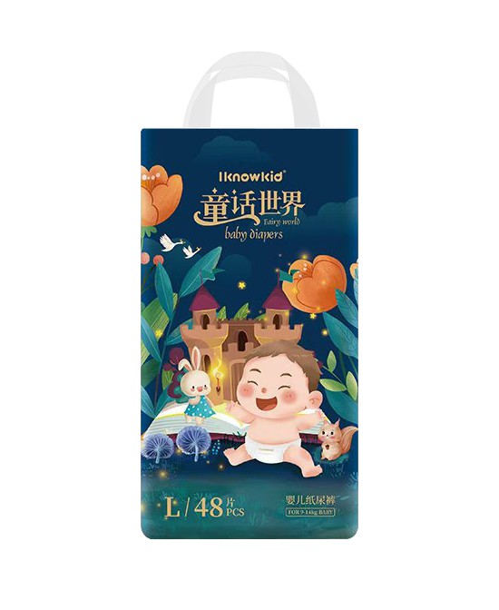 我懂寶寶童話世界紙尿褲L