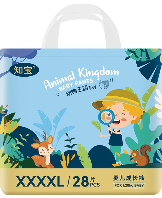我懂寶寶動(dòng)物王國(guó)成長(zhǎng)褲XXXXL